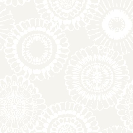 Jacksonville Sonnet Platinum Floral 33 Ft L X 209 In W Wallpaper